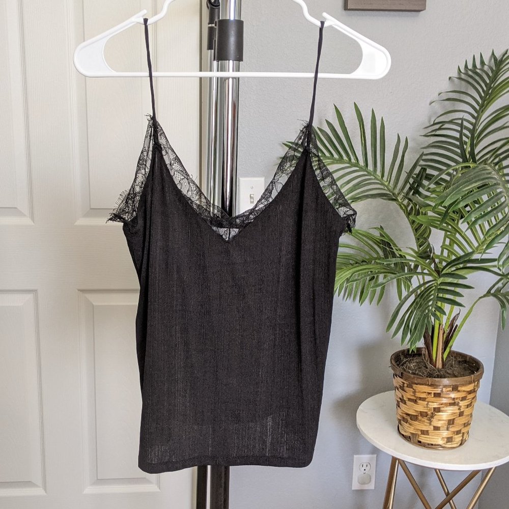 H&M Lacy Black Cami